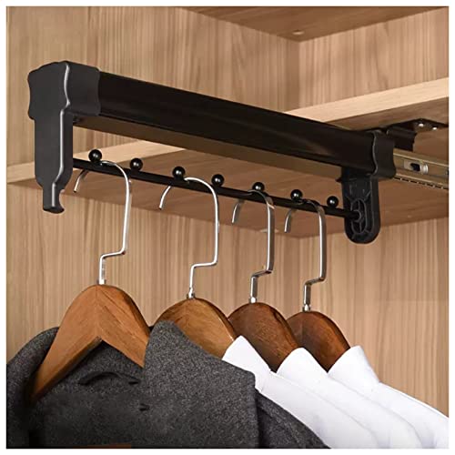 Rail de cintre pour vêtements réglable et extensible pour dressing - 2