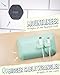 Smartish Bigger Cable Wrangler + MagSafe Mountaineer Wall Mount Bundle - Stick on Adhesive Phone Holder with Extra Strength Magnet for Apple MagSafe Accessories - Teal me More
