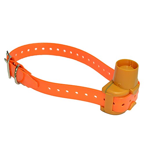 PNI, D100P trainingslijn met beper en akoestische diffuser voor jachthonden, waterdicht (oranje)