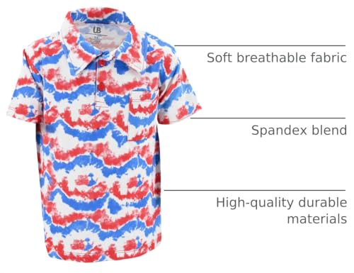 Image of Unique Baby Short Sleeve Collared Boys Polo Shirt, Toddler Kids Polo Shirts