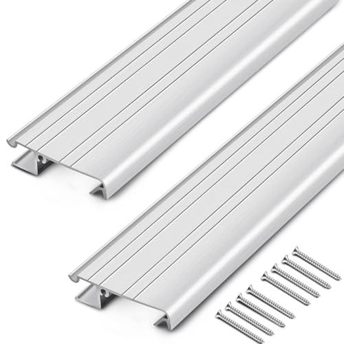 Threlaco 2 Pack 36 Inch Door Threshold Extender Strip, Silver by Threlaco - Used condition - US$45.38