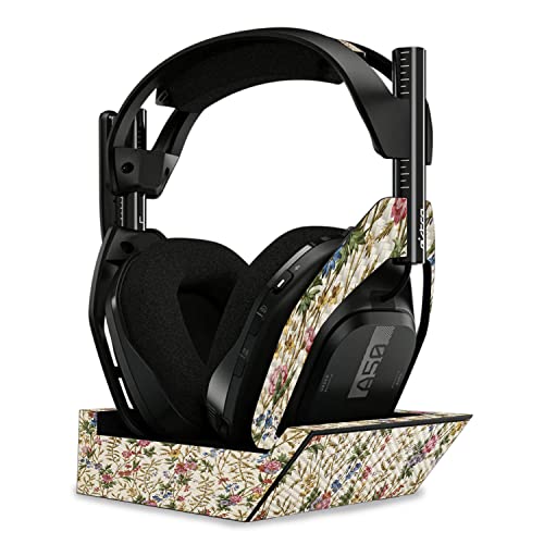 Image of MightySkins Carbon Fiber Skin Compatible with Astro A50 Wireless Headphones + Base Station (Gen 4) - Seaweed | Protective, Durable Textured Carbon Fiber Finish | Easy to Apply | Made in The USA