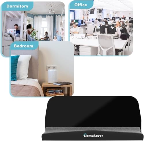 Image of AAcrylic Home Office Wall-Mounted Reading Glasses Holder, Sunglasses Glasses Wall Shelves, Eyeglasses Display Rack, Glasses Organizer with Adhesive Tape for Bedroom, Living Room, Entryway (Black)