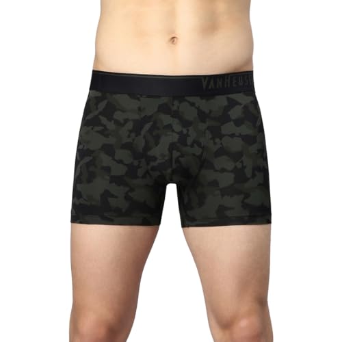 Image of Van Heusen Men Trunk | Premium Innerwear | 4 Way Stretch | No Ride Up | Super Soft on Skin - Feels Like Butter | Premimum Handfeel | Modern Prints | Style 30048 | Available in Pack of 1 & 2