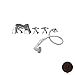 Newport Brass 3-2527/VB Roman Tub Faucet With Hand Shower Venetian Bronze Kiara