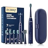 ✅ Juego completo: nuestro cepillo de dientes ultrasónico viene con un cable de carga, 7 cabezales de cepillo DuPont, un cepillo interdental, un cabezal de cepillo con limpiador de lengua y una funda de viaje. En el paquete también encontrarás instrucciones detalladas y manuales de contacto de soporte.