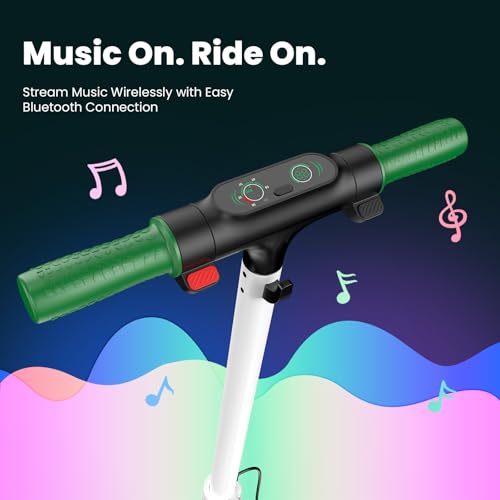isinwheel S4 Electric Scooter for Kids Ages 6-14, 200W Foldable Kids Electric Scooter with 3 Speeds (5/8/12 Mph), LED Display, Colorful Lights, Gift for Kid — view 4
