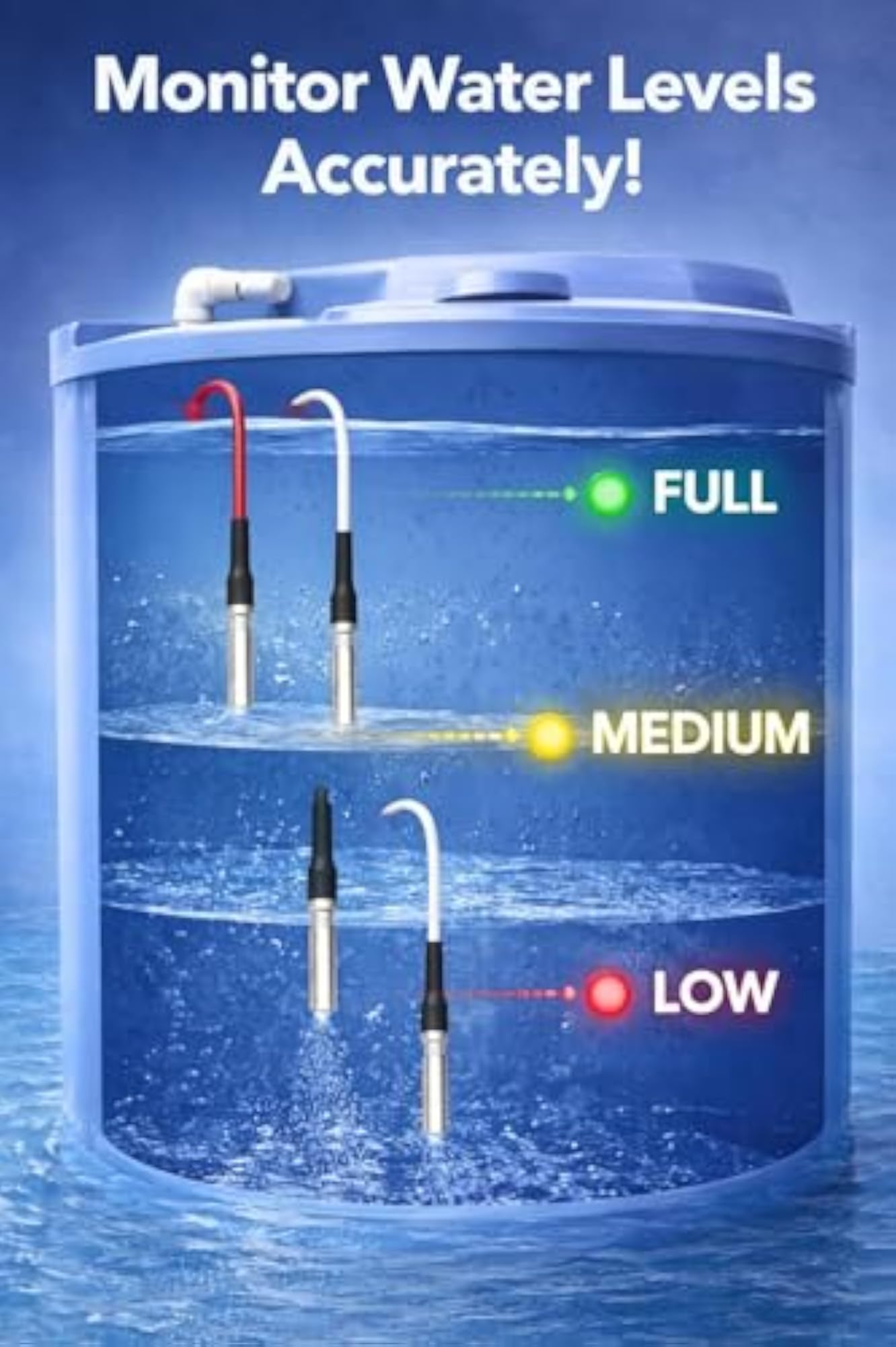 3 Core Wire for Water Level Controller & Indicator, 30 MTR