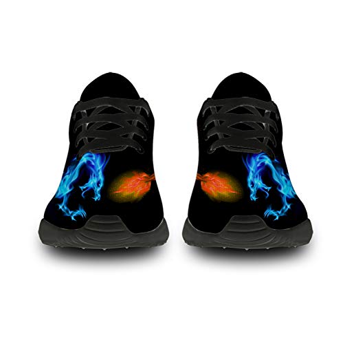 Generic Dragon Print Shoes for Men Women Lightweight Comfort Running Tennis Walking Sneakers3