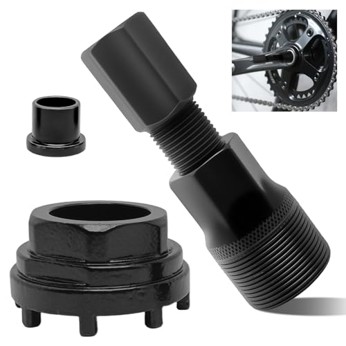 SINRAD Herramienta de bloqueo de bicicleta, extractor de manivelas, extractor de bielas para bicicleta, 42 mm, herramienta de pedalier con 8 dientes, extractor de bielas para muchos tipos de