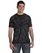 Tie Dyes Men's Tie Dyed Performance T-Shirt H1000 Spider-Black-large