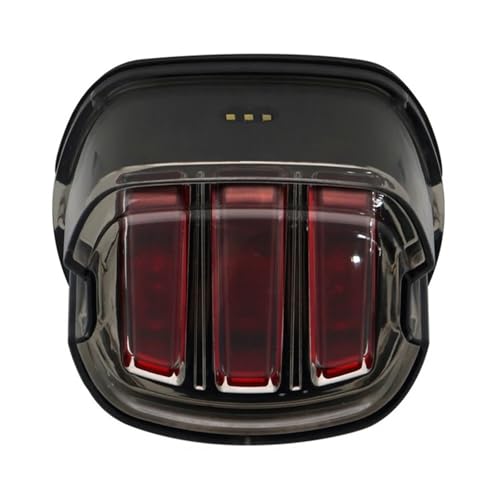 Feu arrière de frein moto clignotants intégrés LED fumé étanche 12V