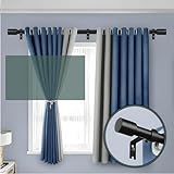 ROKEL Curtain Pole Bracket 35mm - Set of 2 Silver Metal Heavy Duty Curtains Rod Wall Brackets with Screws for Secure Hold, Rust Resistant, Easy Install for Perfect Curtain Rail Support (Silver, 35mm) - Image 7