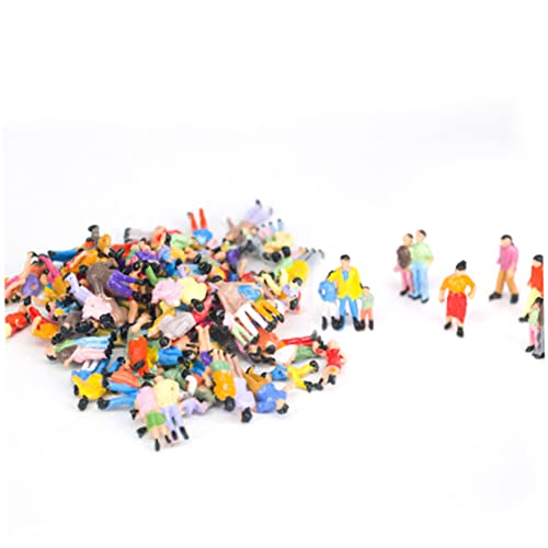 Jorzer Miniatuur Cijfers Mini Mensen Beeldje Kleine Passagiers Standbeeld Hand Geschilderd Kleine Mensen Levensechte Cijfers Staande Diy Desktop Model Ornament 24Pcs - Image 8