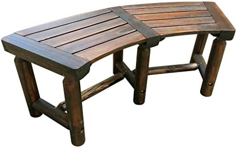 Leigh Country Char-Log Curved Bench