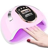 Cheerhom Lampe UV Ongles Gel 60W 30 LED Blancs avec poignée, base amovible, écran LCD HD...