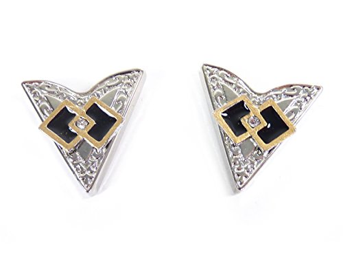 Rodeo Ready Kragenecke Square Dance Kragenecken Kragenspitzen Collar tips Westernschmuck Westernasseccoires für Westernhemden Silber Cover