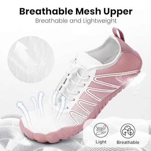 Hike Barefoot Water Shoes Women Men, Pro Grounded Footwear Womens Mens Breathable Wide Toe Box Grounding Unisex for Outdoor Beach Swim Pool Hiking Kayaking Surfing2