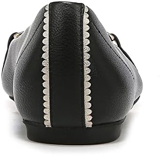 Dr. Scholl's Shoes Womens Wexley Adorn Slip On Ballet Flat Loafer Ballerina Black Smooth 8 W | Image 5