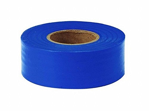 Swanson Tool Co RFTBL300 1 3/16 inch by 300 Foot Taffeta Safety Roll Flagging, Blue Glo