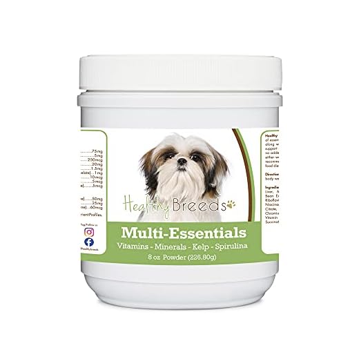 Healthy Breeds Shih Tzu Multi-Essentials Powder for Dogs - an Ideal Supplement of Vitamins, Minerals & Antioxidants for Your Dog - 8 oz