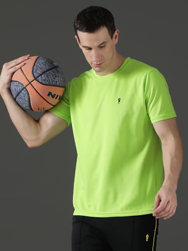 Image of EPPE Men's Round Collar T-Shirt | Regular & Dry Fit Summer Stylish Casual Tee | Polyester Half Sleeve T-Shirts for Men.