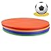 Jubilofex Soccer Trainingsscheibe - Agility Cone Set, Sports Marker Discs | Durable Training Kones Speed and Koordination Drills, flache Feldmarker für Praxis Spiele, Disc Set mit Outdoor-Einsatz