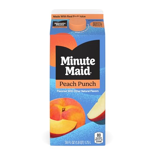 Minute Maid, Pulpy Lemonade Drink Peach Punch, 59 Fl Oz