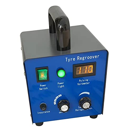 Julymoda Tire Groover Machine Tire Grooving Tool Tire Groover Cutter 110V 450W, Digital Display Tire Groover Heated Machine Tire Groover with 20 pcs Blades for Rubber and Tires by Julymoda - Used condition - Image 7