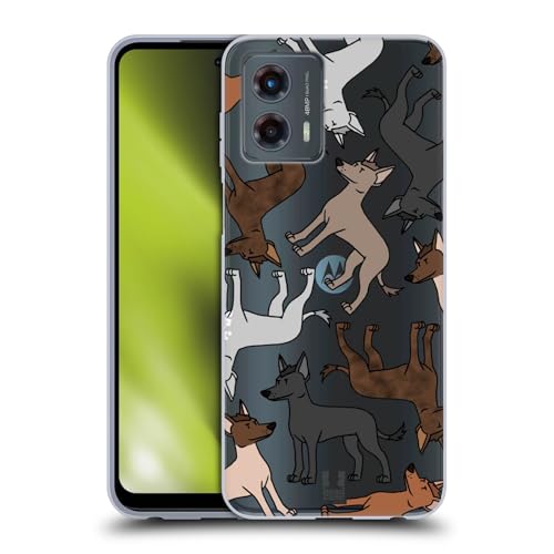 Head Case Designs Xoloitzcuintli Dog Breed Patterns 9 Soft Gel Case Compatible with Motorola Moto G (2023)