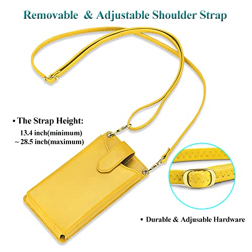 Image of Peacocktion Small Crossbody Cell Phone Purse for Women, Lightweight Mini Small Crossbody Bags for Women with Card Slots