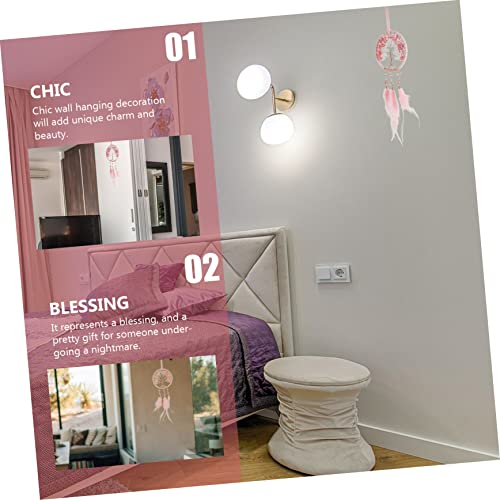 Atrapasueños con cristales boho de alta calidad para decoración del hogar sofisticada 8