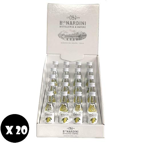 NARDINI LIQUORE ACQUA DI CEDRO MIGNON MINIATURE 20 Botellas de 5 CL