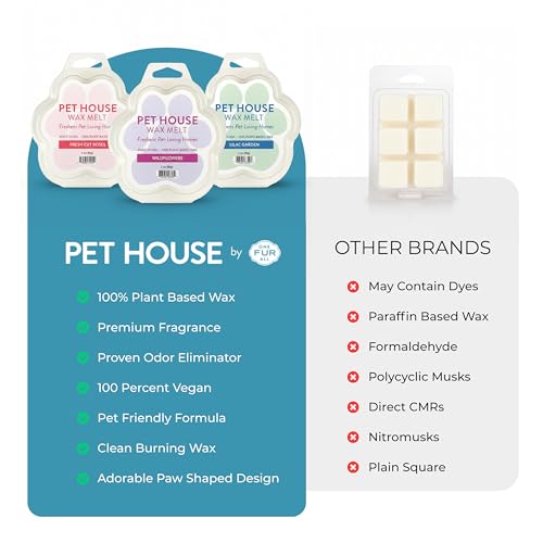 Image of Pet House Mediterranean Sea Summer Scented Wax Melts - Long-Lasting Plant Based /Soy Wax Melts for Pet Odor Pack of 2