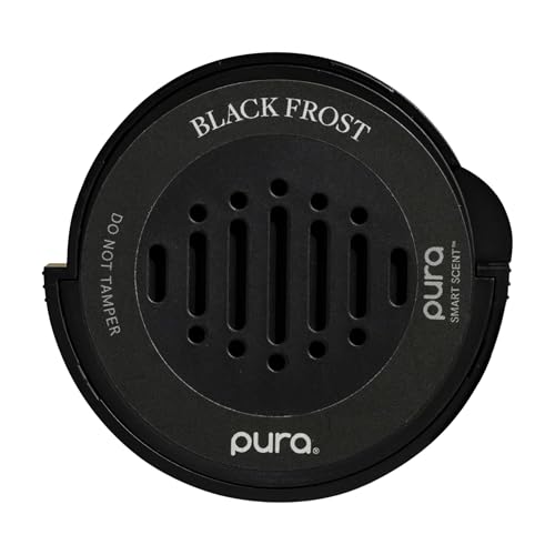 Pura Car Scent Refill - Fragrance for Pura Car Diffuser - Clean & Safe Luxury Diffuser Scent - Long-Lasting Fragrance for 30 Days of Aroma - Black Frost