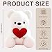Imagen de FARYODI Oso de Peluche con corazón, 23 cm