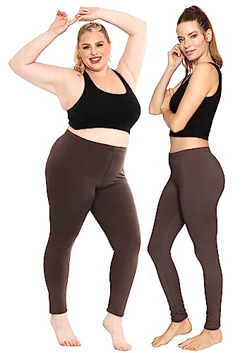 Image of STRETCH IS COMFORT Cotton Capri Leggings, Knee Length Pants, Plus Size | Soft pull-on comfort, lightweight summer feel, ankle option, casual layering, cotton leggings, black capris, under dresses