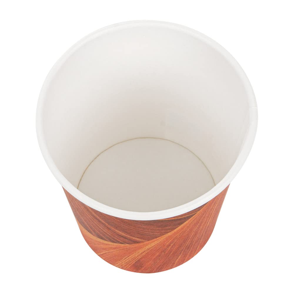 García de Pou 1000 Pezzi - Bicchieri Bevande Calde 1 Parete 'Arizona' 180 Ml 260 + 18 Pe G/M2 Ø7,2/5,3X7,8 Cm Marrone Cartoncino