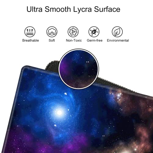 Image of Galaxy Desk Mat 36x24 Mouse Pad Gaming Mousepad Large Giant Desk Pad XXXL Mouse Mat Huge Oversized Computer Mat for Wireless Mouse Home Work Office