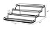 MEIQIHOME 4 Tier Spice Rack Organizer Step Shelf Countertop Spice Storage Holder, for Kitchen Cabinet Cupboard Pantry, Metal, Black