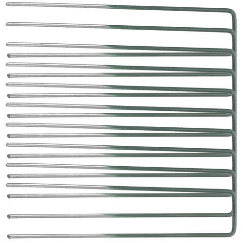 10 Pcs Heavy Duty U-shaped Tent Stakes Steel Garden Pegs for Camping