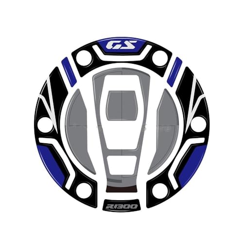 PLIQVBN Pegatina del Tanque Combustible para R 1300 GS Alfombrilla para Tanque, Kit de Pegatinas de protección de Resina epoxi, Accesorios para Motocicleta 2023 2024