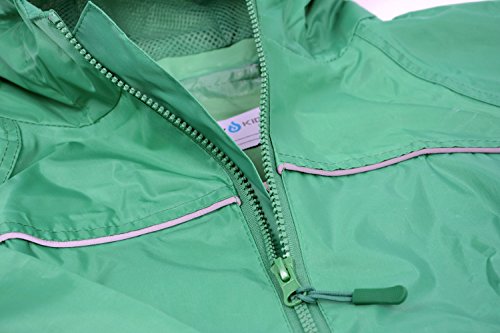 DRY KIDS Waterproof Rainsuit Green 3/4yrs - Image 4