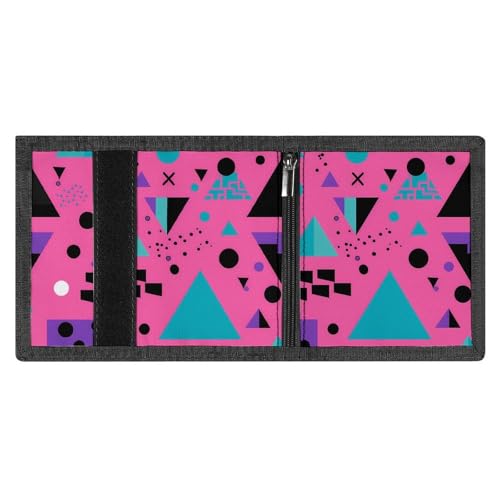 Japanese Vaporwave Trifold Wallets for Men with Credit Card Slot Clutch Purses Fashion Coin Purse4