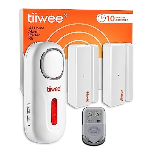 tiiwee A1 Alarme Maison sans Fil - Alarme de Porte et de Fenêtre - Système d'Alarme sans Abonnement