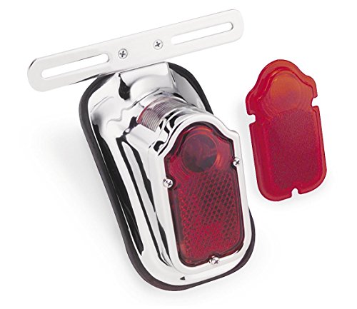 Biker's Choice TOMBSTONE TAILLIGHT40-54 Big Twin; Custom 12 Volt Installat OEM# 68003-47T - 19155