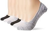Hanes Women's Shoe Size: 8-12 Lightweight Breathable Ballerina Liner Socks, 6-Pair Pack, Assorted