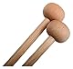 XDrum MG4 Glockenspielschlägel (Lieferung im Paar, Percussion, Ahorn Holz, Gesamtlänge: 38 cm, Kopfdurchmesser: 26 mm)