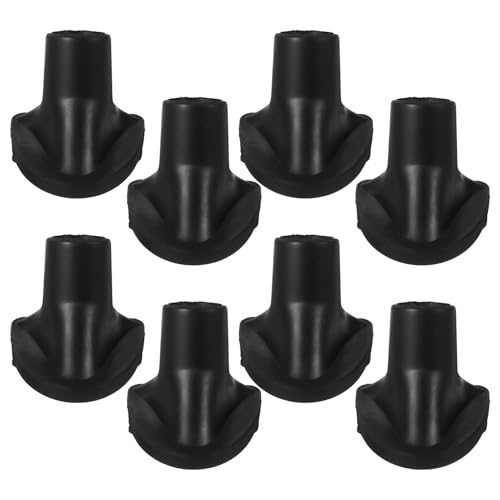 Pieds de rechange pour support de golf en caoutchouc noir Hohopeti x8