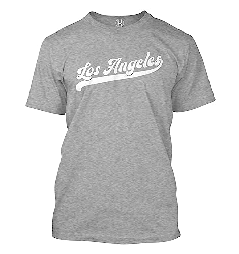 Haase Unlimited Los Angeles - Baseball Jersey Style Men's T-Shirt (Light Gray, X-Large)
